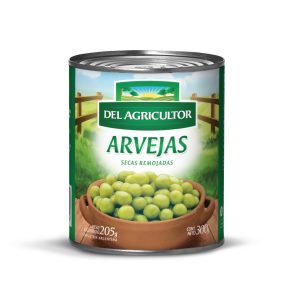 Arvejas secas remojadas 350 grs - Coop. AFA
