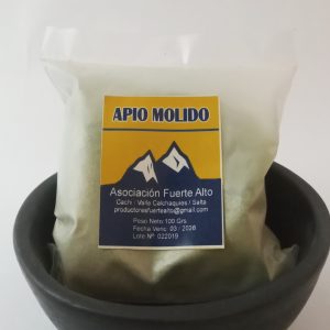 Apio molido x 100 grs - Fuerte Alto Cachi (Salta) - Coop. Mercado Solidario