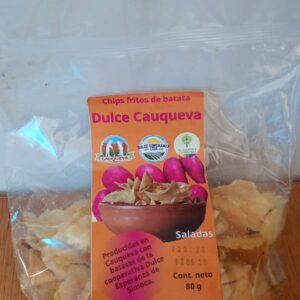 Petalos de papas andinas chips fritos x 80 gr Cauqueva - Coop. Germinar