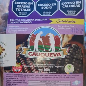 Palitos de maiz capia morado x 100 gr Cauqueva - Coop. Germinar