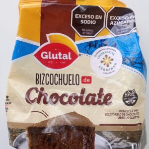 Premezcla bizcochuelo chocolate x 450 gr Glutal - Coop. Germinar