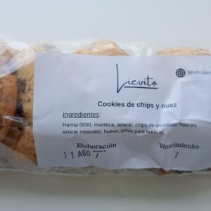 Cookies de chocolate y nuez- Levito - Mercado Solidario