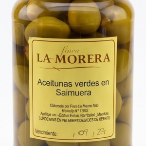 Aceitunas verdes La Morera - Mercado Solidario